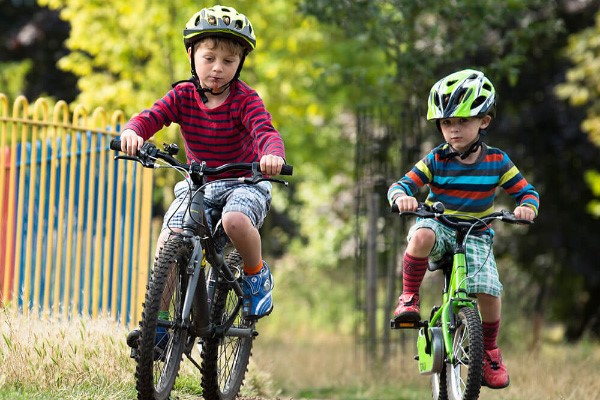 learning to ride a bike